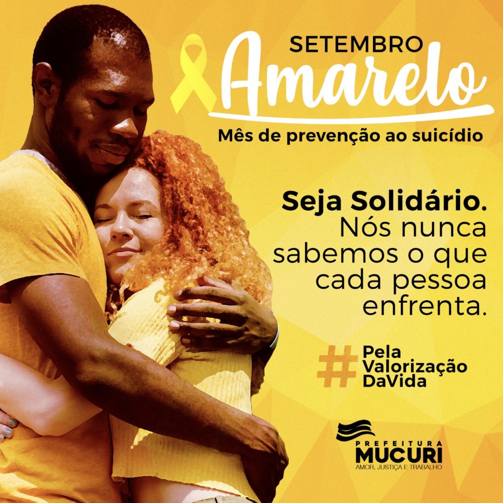 Mucuri News Setembro Amarelo Vamos Falar Sobre Depress O E Suic Dio