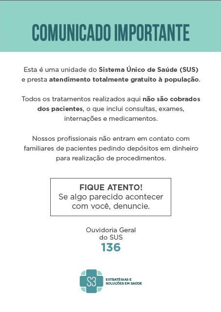 População deve ficar alerta contra golpes em unidades públicas de saúde