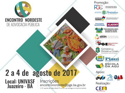 Juazeiro será sede do Encontro Nordeste de Advocacia Pública