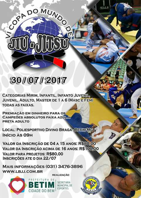 VI Copa do Mundo de Jiu-Jitsu em Betim / MG