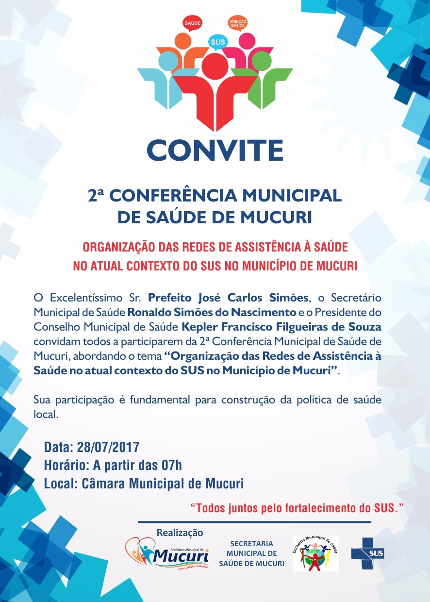 2ª Conferência Municipal de Saúde de Mucuri