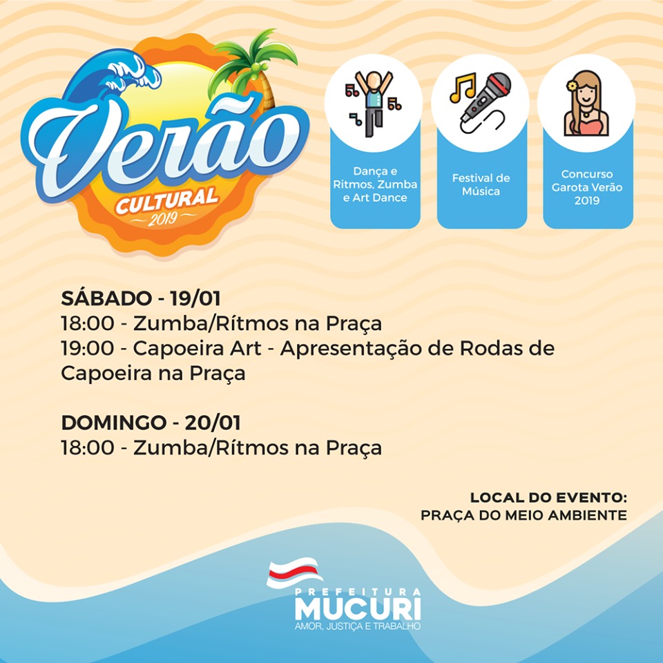 Dica para o fim de semana: programação cultural em Mucuri