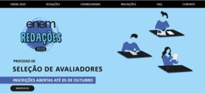 ENEM 2020: INEP abre inscrições para avaliadores da redação