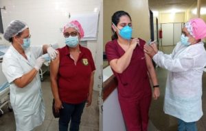 Segunda dose: Mucuri inicia conclusão do primeiro ciclo de vacinação dos profissionais de saúde