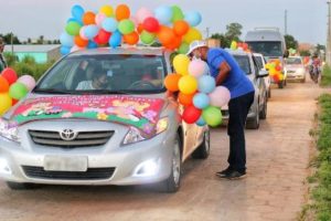Carreata da Educação em Itabatã impulsiona campanha “Nenhum aluno fora da escola!” em Mucuri