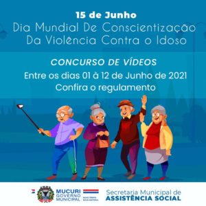SEMAS de Mucuri lança concurso de vídeo para crianças durante campanha de conscientização da violência contra o idoso