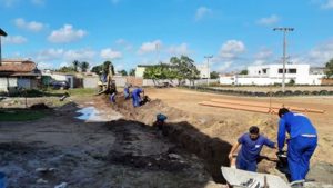 Obras de saneamento avançam em ritmo acelerado no bairro Cidade Nova em Itabatã