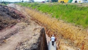 Obra de drenagem pluvial requalifica a zona urbana de Itabatã