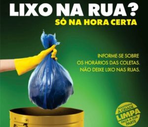 Prefeitura de Mucuri pede o auxílio da população para não jogar lixo e entulhos nas calçadas, ruas e áreas públicas