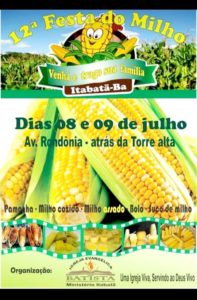 Iebi realizará 12° Festival do Milho em Itabatã