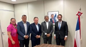 Em Brasília, Jerônimo e executivos da ALZ Grãos dialogam sobre fábrica de biocombustíveis no Oeste da Bahia