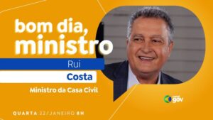 Rui Costa apresenta balanço de reunião ministerial e detalha metas do governo para 2025 no “Bom Dia, Ministro” desta quarta (22)